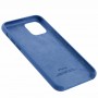  Чехол Silicone для iPhone 11 Pro Max Premium case linen blue