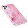 Чохол для iPhone 11 Pro Max Design Mramor Benzo рожевий