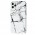 Чехол для iPhone 11 Pro Max Design Mramor Glossy белый
