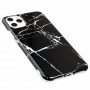 Чехол для iPhone 11 Pro Max Design Mramor Glossy черный