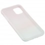 Чохол для iPhone 11 Pro Max Design Mramor Glossy рожево-бірюзовий