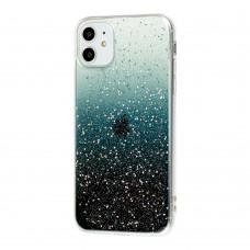 Чехол для iPhone 11 HQ Silicone Confetti черный