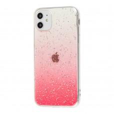 Чехол для iPhone 11 HQ Silicone Confetti розовый