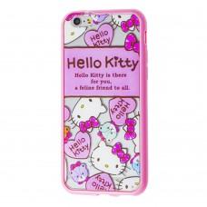 Чехол Hello Kitty для iPhone 6 feline friend розовый