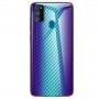 Чохол для Samsung Galaxy M21 / M30 Carbon Gradient Hologram "блакитний"
