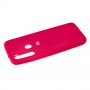 Чехол для Xiaomi Redmi Note 8 Silicone Ful  розово-красный 