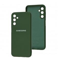 Чехол для Samsung Galaxy M14 (M146) Full camera зеленый / dark green