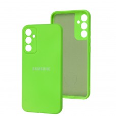 Чохол для Samsung Galaxy A34 (A346) Silicone Full camera neon green