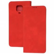 Чехол книжка для Xiaomi Redmi Note 9s / 9 Pro WAVE Flip красный