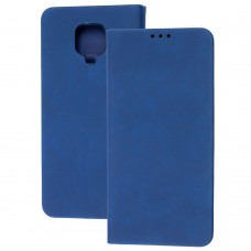 Чехол книжка для Xiaomi Redmi Note 9s / 9 Pro WAVE Flip синий