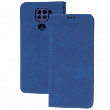 Чехол книжка для Xiaomi Redmi Note 9 WAVE Flip синий