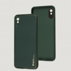 Чехол для Xiaomi Redmi 9A Leather Xshield army green