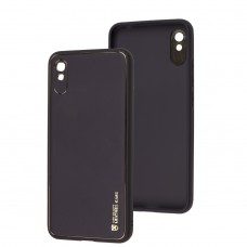 Чехол для Xiaomi Redmi 9A Leather Xshield dark purple