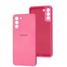 Чохол для Xiaomi Redmi 9T Square camera full рожевий неон