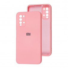 Чехол для Xiaomi Redmi 9T Square camera full розовый / light pink
