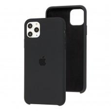 Чехол Silicone для iPhone 11 Pro Max Premium case черный