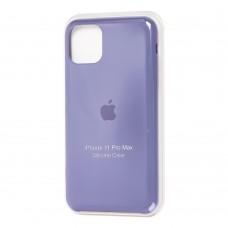 Чехол Silicone для iPhone 11 Pro Max Premium case lavender gray