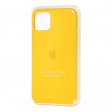 Чохол Silicone для iPhone 11 Pro Max Premium case yellow