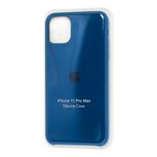 Чехол Silicone для iPhone 11 Pro Max Premium case cosmos blue