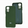 Чохол для Xiaomi Redmi Note 11 / 11s Silicone Full camera dark green