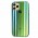 Чохол для iPhone 11 Pro Carbon Gradient Hologram зелений