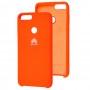 Чохол для Huawei P Smart Silky Soft Touch помаранчевий
