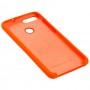 Чехол для Huawei P Smart Silky Soft Touch оранжевый