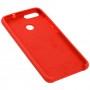 Чехол для Huawei P Smart Silky Soft Touch темно-красный