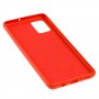Чехол для Samsung Galaxy A71 (A715) Wave colorful red
