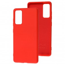 Чехол для Samsung Galaxy S20 FE (G780) Wave colorful красный