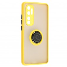 Чохол для Xiaomi  Mi Note 10 Lite LikGus Edging Ring жовтий