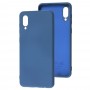 Чехол для Samsung Galaxy A02 (A022) Wave colorful синий