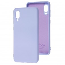 Чехол для Samsung Galaxy A02 (A022) Wave colorful фиолетовый / light purple