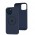 Чохол для iPhone 12 Pro Max Metal Camera MagSafe Silicone midnight blue