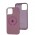 Чохол для iPhone 13 Pro Max Metal Camera MagSafe Silicone blueberry