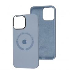 Чохол для iPhone 13 Pro Max Metal Camera MagSafe Silicone lilac