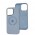 Чехол для iPhone 14 Pro Max Metal Camera MagSafe Silicone lilac