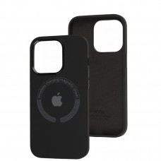 Чохол для iPhone 14 Pro Metal Camera MagSafe Silicone black