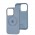 Чехол для iPhone 14 Pro Metal Camera MagSafe Silicone lilac
