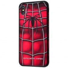 Чохол для iPhone X / Xs glass "Spider Man"