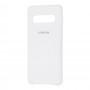 Чехол для Samsung Galaxy S10 (G973) Silky Soft Touch белый