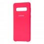 Чехол для Samsung Galaxy S10 (G973) Silky Soft Touch розовый