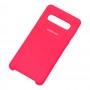 Чохол Samsung Galaxy S10 (G973) Silky Soft Touch рожевий