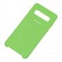 Чехол для Samsung Galaxy S10 (G973) Silky Soft Touch зеленый
