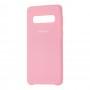 Чехол для Samsung Galaxy S10 (G973) Silky Soft Touch светло-розовый