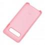 Чехол для Samsung Galaxy S10 (G973) Silky Soft Touch светло-розовый