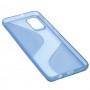 Чохол для Samsung Galaxy A31 (A315) силікон хвиля синій