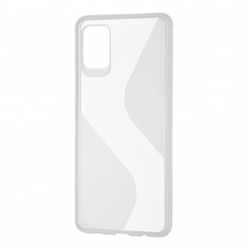 Чехол для Samsung Galaxy A51 (A515) силикон волна прозрачный