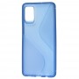 Чохол для Samsung Galaxy A51 (A515) силікон хвиля синій