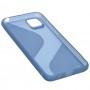 Чехол для Huawei Y5p силикон волна синий